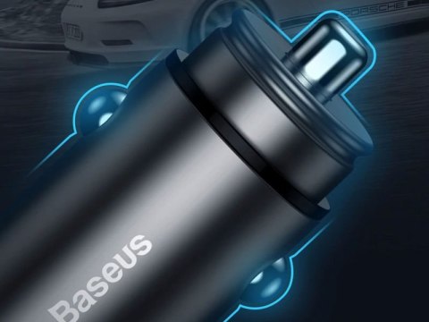 Baseus Ultraszybka ładowarka samochodowa Baseus QC 2x USB 30W czarna Baseus Ultraszybka ładowarka samochodowa Baseus QC 2x USB 30W czarna