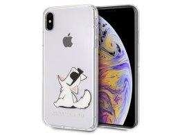 Karl Lagerfeld Etui Karl Lagerfeld Choupette do Apple iPhone XS Max Clear