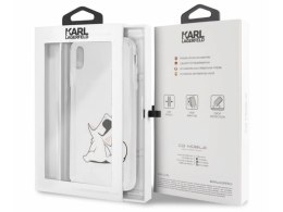 Karl Lagerfeld Etui Karl Lagerfeld Choupette do Apple iPhone XS Max Clear