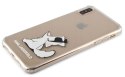 Karl Lagerfeld Etui Karl Lagerfeld Choupette do Apple iPhone XS Max Clear