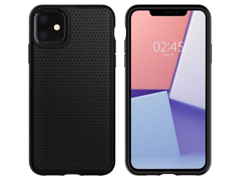 Spigen Etui Spigen Liquid Air do Apple iPhone 11 Matte Black Spigen Etui Spigen Liquid Air do Apple iPhone 11 Matte Black