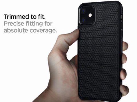 Spigen Etui Spigen Liquid Air do Apple iPhone 11 Matte Black Spigen Etui Spigen Liquid Air do Apple iPhone 11 Matte Black