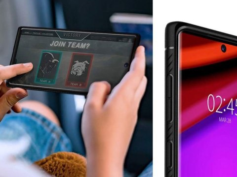 Spigen Etui Spigen Rugged Armor do Samsung Galaxy Note 10 Plus Matte Black Spigen Etui Spigen Rugged Armor do Samsung Galaxy Note 10 Plus Matte Black