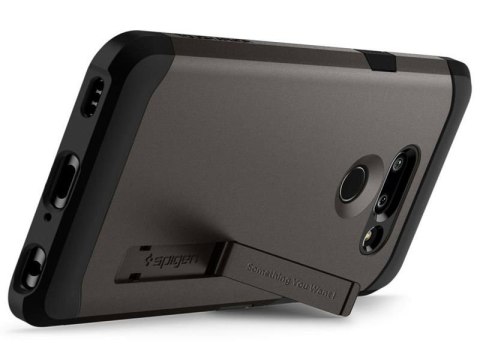 Spigen Etui Spigen Tough Armor LG G8 ThinQ Gunmetal Spigen Etui Spigen Tough Armor LG G8 ThinQ Gunmetal