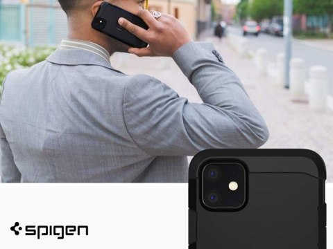 Spigen Etui Spigen Tough Armor do Apple iPhone 11 Black Spigen Etui Spigen Tough Armor do Apple iPhone 11 Black