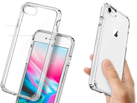 Spigen Etui Spigen Ultra Hybrid 2 Apple iPhone 7/8/SE 2022/2020 Crystal Clear Spigen Etui Spigen Ultra Hybrid 2 Apple iPhone 7/8/SE 2022/2020 Crystal Clear