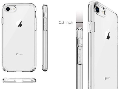 Spigen Etui Spigen Ultra Hybrid 2 Apple iPhone 7/8/SE 2022/2020 Crystal Clear Spigen Etui Spigen Ultra Hybrid 2 Apple iPhone 7/8/SE 2022/2020 Crystal Clear
