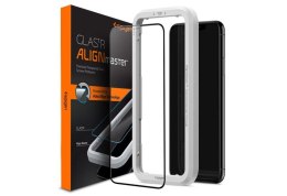 Spigen Szkło Spigen Align Master Glas.tR FC do Apple iPhone Xr / 11 black