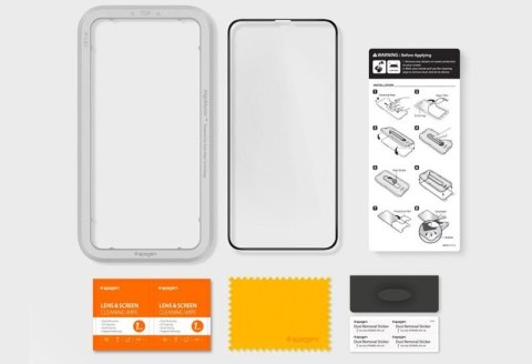 Spigen Szkło Spigen Align Master Glas.tR FC do Apple iPhone Xr / 11 black Spigen Szkło Spigen Align Master Glas.tR FC do Apple iPhone Xr / 11 black
