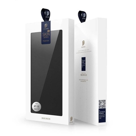 Dux Ducis DUX DUCIS Skin Pro kabura etui pokrowiec z klapką iPhone 12 Pro / iPhone 12 czarny Dux Ducis DUX DUCIS Skin Pro kabura etui pokrowiec z klapką iPhone 12 Pro / iPhone 12 czarny