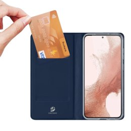 Dux Ducis Etui na telefon Dux Ducis Skin Pro do Samsung Galaxy S23 pokrowiec z klapką portfel na kartę podstawka niebieskie