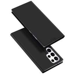 Dux Ducis Etui ochronne Dux Ducis Skin Pro do Samsung Galaxy S23 Ultra pokrowiec z klapką portfel na kartę podstawka Czarne