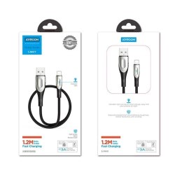 Joyroom Joyroom Sharp Series kabel do szybkiego ładowania USB-A - Lightning 3A 2m czarny (S-M411)