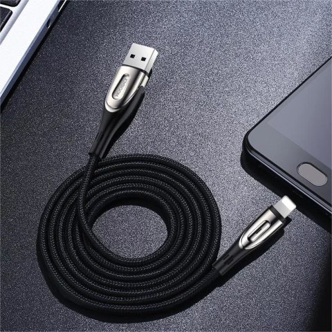 Joyroom Joyroom Sharp Series kabel do szybkiego ładowania USB-A - Lightning 3A 3m czarny (S-M411) Joyroom Joyroom Sharp Series kabel do szybkiego ładowania USB-A - Lightning 3A 3m czarny (S-M411)