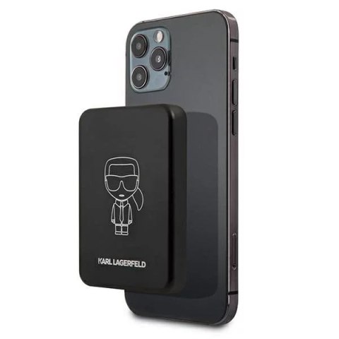 Karl Lagerfeld Powerbank indukcyjny Karl Lagerfeld KLPBMSOIBK 3000mAh MagSafe Karl Lagerfeld Powerbank indukcyjny Karl Lagerfeld KLPBMSOIBK 3000mAh MagSafe