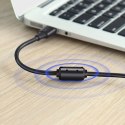 UGreen 5-pinowy pozłacany kabel UGREEN USB - mini USB 0,5m czarny (US132)
