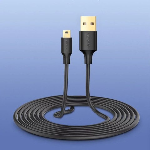 UGreen 5-pinowy pozłacany kabel UGREEN USB - mini USB 0,5m czarny (US132) UGreen 5-pinowy pozłacany kabel UGREEN USB - mini USB 0,5m czarny (US132)