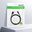 UGreen 5-pinowy pozłacany kabel UGREEN USB - mini USB 0,5m czarny (US132)