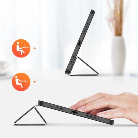 Dux Ducis Dux Ducis Domo etui iPad 11" 2025 (11gen.) / iPad 10.9'' 2022 (10 gen.) pokrowiec smart cover podstawka czarne Dux Ducis Dux Ducis Domo etui iPad 11" 2025 (11gen.) / iPad 10.9'' 2022 (10 gen.) pokrowiec smart cover podstawka czarne