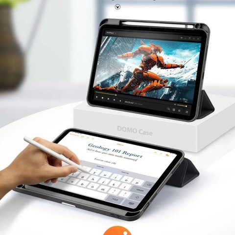 Dux Ducis Dux Ducis Domo etui iPad 11" 2025 (11gen.) / iPad 10.9'' 2022 (10 gen.) pokrowiec smart cover podstawka czarne Dux Ducis Dux Ducis Domo etui iPad 11" 2025 (11gen.) / iPad 10.9'' 2022 (10 gen.) pokrowiec smart cover podstawka czarne