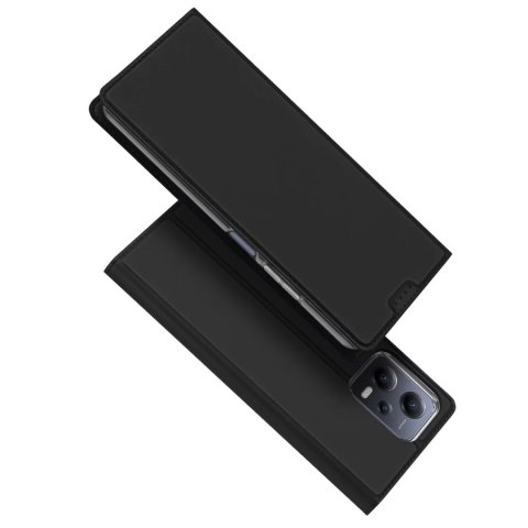 Dux Ducis Dux Ducis Skin Pro etui do Xiaomi Redmi Note 12 Pro+ pokrowiec z klapką portfel na kartę podstawka czarne Dux Ducis Dux Ducis Skin Pro etui do Xiaomi Redmi Note 12 Pro+ pokrowiec z klapką portfel na kartę podstawka czarne