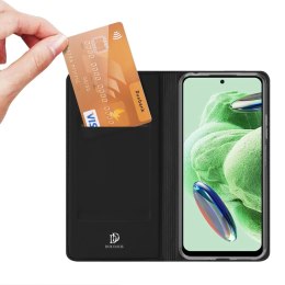 Dux Ducis Dux Ducis Skin Pro etui do Xiaomi Redmi Note 12 Pro+ pokrowiec z klapką portfel na kartę podstawka czarne