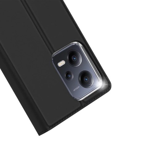 Dux Ducis Dux Ducis Skin Pro etui do Xiaomi Redmi Note 12 Pro+ pokrowiec z klapką portfel na kartę podstawka czarne Dux Ducis Dux Ducis Skin Pro etui do Xiaomi Redmi Note 12 Pro+ pokrowiec z klapką portfel na kartę podstawka czarne