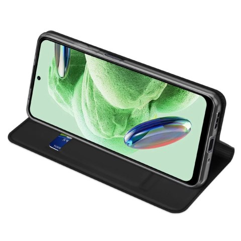 Dux Ducis Dux Ducis Skin Pro etui do Xiaomi Redmi Note 12 Pro+ pokrowiec z klapką portfel na kartę podstawka czarne Dux Ducis Dux Ducis Skin Pro etui do Xiaomi Redmi Note 12 Pro+ pokrowiec z klapką portfel na kartę podstawka czarne