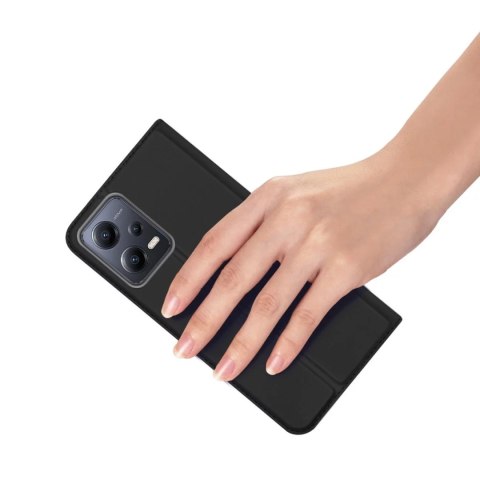 Dux Ducis Dux Ducis Skin Pro etui do Xiaomi Redmi Note 12 Pro+ pokrowiec z klapką portfel na kartę podstawka czarne Dux Ducis Dux Ducis Skin Pro etui do Xiaomi Redmi Note 12 Pro+ pokrowiec z klapką portfel na kartę podstawka czarne