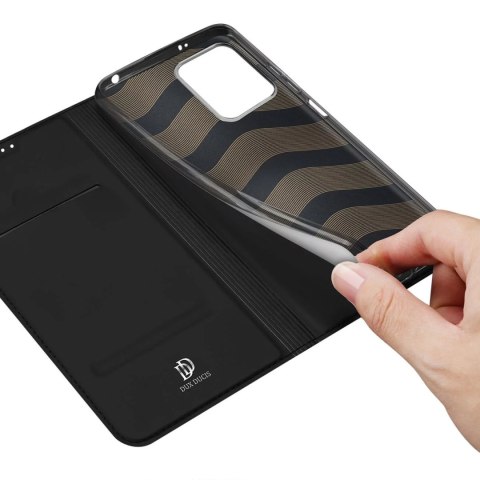 Dux Ducis Dux Ducis Skin Pro etui do Xiaomi Redmi Note 12 Pro+ pokrowiec z klapką portfel na kartę podstawka czarne Dux Ducis Dux Ducis Skin Pro etui do Xiaomi Redmi Note 12 Pro+ pokrowiec z klapką portfel na kartę podstawka czarne