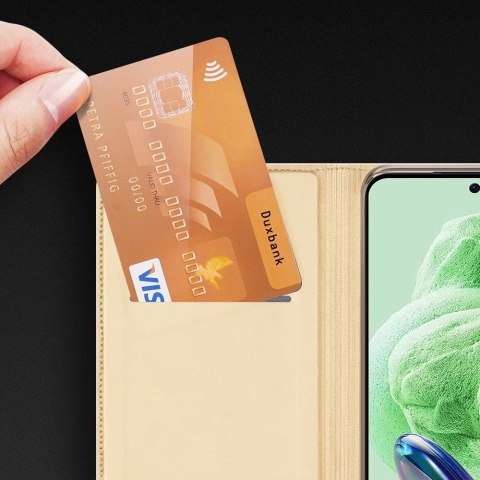 Dux Ducis Dux Ducis Skin Pro etui do Xiaomi Redmi Note 12 Pro+ pokrowiec z klapką portfel na kartę podstawka czarne Dux Ducis Dux Ducis Skin Pro etui do Xiaomi Redmi Note 12 Pro+ pokrowiec z klapką portfel na kartę podstawka czarne