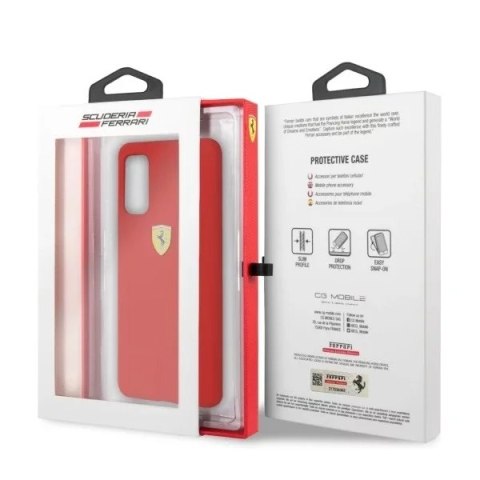 Ferrari Etui na telefon Ferrari Hardcase do Samsung Galaxy S20 czerwony/red Silicone Ferrari Etui na telefon Ferrari Hardcase do Samsung Galaxy S20 czerwony/red Silicone