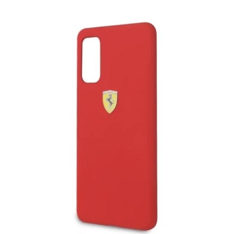 Ferrari Etui na telefon Ferrari Hardcase do Samsung Galaxy S20 czerwony/red Silicone Ferrari Etui na telefon Ferrari Hardcase do Samsung Galaxy S20 czerwony/red Silicone