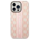 Karl Lagerfeld Etui Karl Lagerfeld KLHCP14LHKLSPCP do iPhone 14 Pro 6,1" hardcase Mono Vertical Stripe