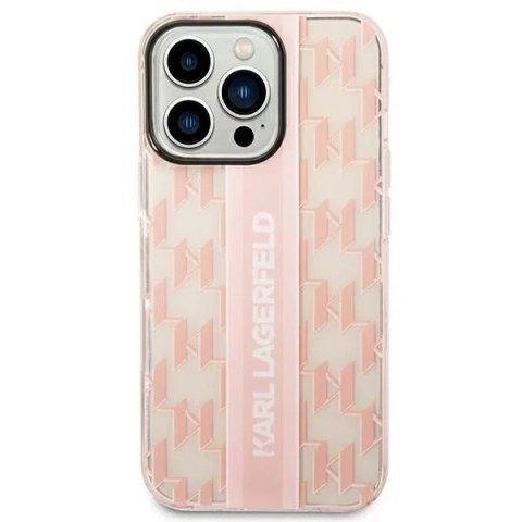 Karl Lagerfeld Etui Karl Lagerfeld KLHCP14LHKLSPCP do iPhone 14 Pro 6,1" hardcase Mono Vertical Stripe Karl Lagerfeld Etui Karl Lagerfeld KLHCP14LHKLSPCP do iPhone 14 Pro 6,1" hardcase Mono Vertical Stripe
