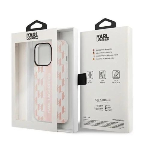Karl Lagerfeld Etui Karl Lagerfeld KLHCP14LHKLSPCP do iPhone 14 Pro 6,1" hardcase Mono Vertical Stripe Karl Lagerfeld Etui Karl Lagerfeld KLHCP14LHKLSPCP do iPhone 14 Pro 6,1" hardcase Mono Vertical Stripe