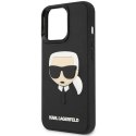 Karl Lagerfeld Etui Karl Lagerfeld KLHCP14LKH3DBK do iPhone 14 Pro 6,1" hardcase 3D Rubber Karl`s Head