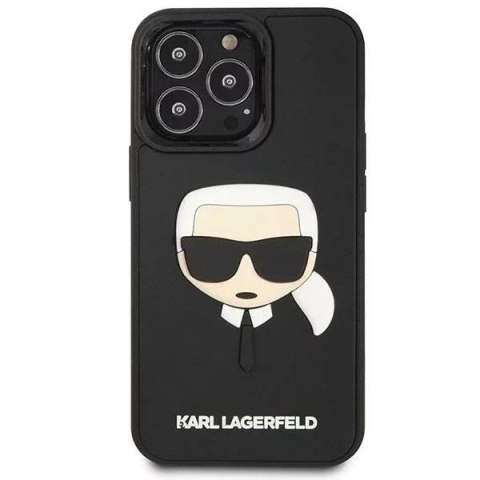 Karl Lagerfeld Etui Karl Lagerfeld KLHCP14LKH3DBK do iPhone 14 Pro 6,1" hardcase 3D Rubber Karl`s Head Karl Lagerfeld Etui Karl Lagerfeld KLHCP14LKH3DBK do iPhone 14 Pro 6,1" hardcase 3D Rubber Karl`s Head