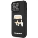 Karl Lagerfeld Etui Karl Lagerfeld KLHCP14LKH3DBK do iPhone 14 Pro 6,1" hardcase 3D Rubber Karl`s Head
