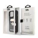 Karl Lagerfeld Etui Karl Lagerfeld KLHCP14LKH3DBK do iPhone 14 Pro 6,1" hardcase 3D Rubber Karl`s Head