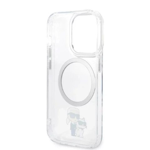 Karl Lagerfeld Etui Karl Lagerfeld KLHMP14XHNKCIT do iPhone 14 Pro Max 6,7" hardcase Iconic Karl&Choupette Magsafe Karl Lagerfeld Etui Karl Lagerfeld KLHMP14XHNKCIT do iPhone 14 Pro Max 6,7" hardcase Iconic Karl&Choupette Magsafe