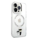 Karl Lagerfeld Etui Karl Lagerfeld KLHMP14XHNKCIT do iPhone 14 Pro Max 6,7" hardcase Iconic Karl&Choupette Magsafe
