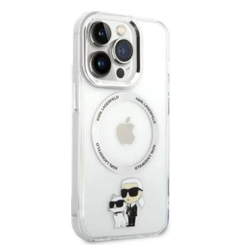 Karl Lagerfeld Etui Karl Lagerfeld KLHMP14XHNKCIT do iPhone 14 Pro Max 6,7" hardcase Iconic Karl&Choupette Magsafe Karl Lagerfeld Etui Karl Lagerfeld KLHMP14XHNKCIT do iPhone 14 Pro Max 6,7" hardcase Iconic Karl&Choupette Magsafe