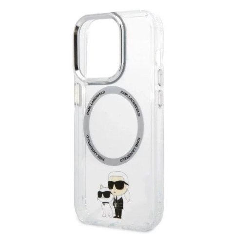 Karl Lagerfeld Etui Karl Lagerfeld KLHMP14XHNKCIT do iPhone 14 Pro Max 6,7" hardcase Iconic Karl&Choupette Magsafe Karl Lagerfeld Etui Karl Lagerfeld KLHMP14XHNKCIT do iPhone 14 Pro Max 6,7" hardcase Iconic Karl&Choupette Magsafe