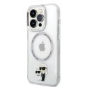 Karl Lagerfeld Etui Karl Lagerfeld KLHMP14XHNKCIT do iPhone 14 Pro Max 6,7" hardcase Iconic Karl&Choupette Magsafe