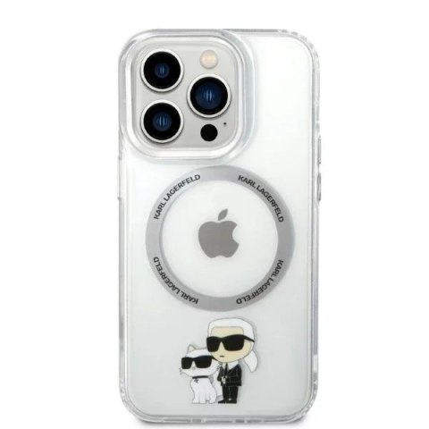 Karl Lagerfeld Etui Karl Lagerfeld KLHMP14XHNKCIT do iPhone 14 Pro Max 6,7" hardcase Iconic Karl&Choupette Magsafe Karl Lagerfeld Etui Karl Lagerfeld KLHMP14XHNKCIT do iPhone 14 Pro Max 6,7" hardcase Iconic Karl&Choupette Magsafe