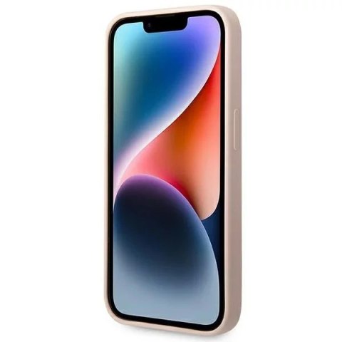 Karl Lagerfeld Etui ochronne na telefon Karl Lagerfeld KLHCP14LSLKHLP do Apple iPhone 14 Pro 6,1" hardcase różowy/pink Silicone Karl`s Head Karl Lagerfeld Etui ochronne na telefon Karl Lagerfeld KLHCP14LSLKHLP do Apple iPhone 14 Pro 6,1" hardcase różowy/pink Silicone Karl`s Head