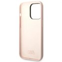 Karl Lagerfeld Etui ochronne na telefon Karl Lagerfeld KLHCP14LSLKHLP do Apple iPhone 14 Pro 6,1" hardcase różowy/pink Silicone Karl`s Head