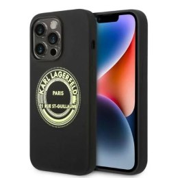 Karl Lagerfeld Etui ochronne na telefon Karl Lagerfeld KLHCP14LSRSGRCK do Apple iPhone 14 Pro 6,1