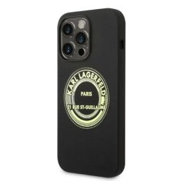 Karl Lagerfeld Etui ochronne na telefon Karl Lagerfeld KLHCP14LSRSGRCK do Apple iPhone 14 Pro 6,1